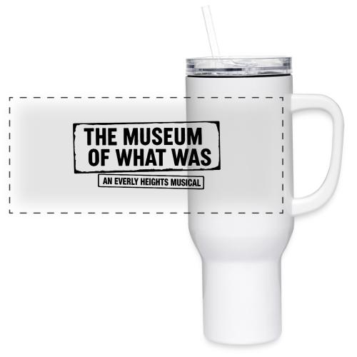 Museum of What Was Logo (Black) - 40 oz Travel Tumbler