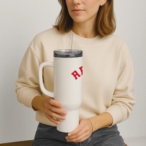 Regina with maple leaf - 40 oz Travel Tumbler