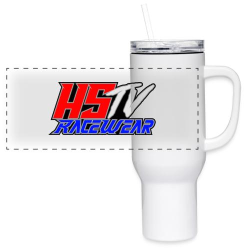 hstv racewear logo - 40 oz Travel Tumbler