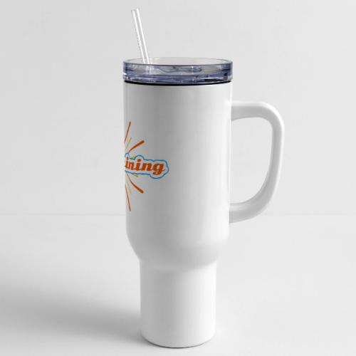Keep Shining: Radiant Energy Design - 40 oz Travel Tumbler