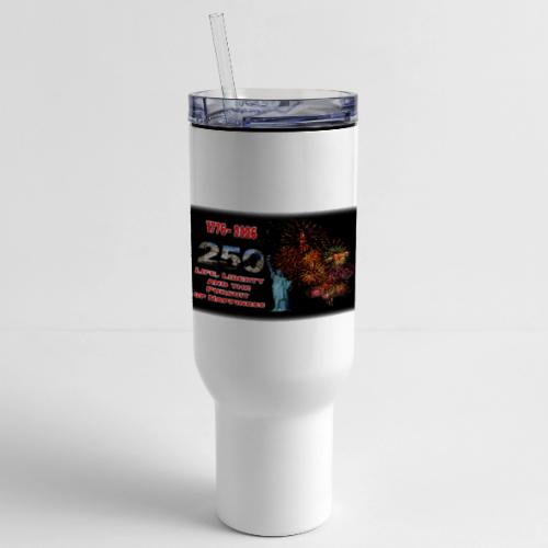 1776 - 2026 - 250 Years USA | Fireworks - 40 oz Travel Tumbler