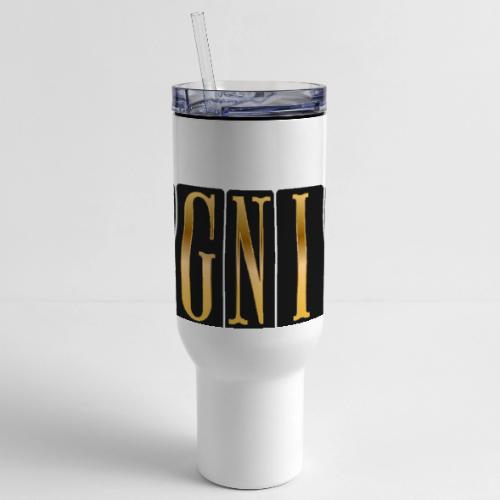 Golden Dignity - 40 oz Travel Tumbler