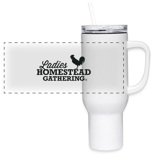 NLHG Logo Black - 40 oz Travel Tumbler