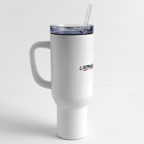 C.Strong Bloodline Logo (Black) - 40 oz Travel Tumbler