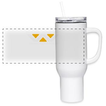 Weyland Yutani Corp - 40 oz Travel Tumbler - white - Front