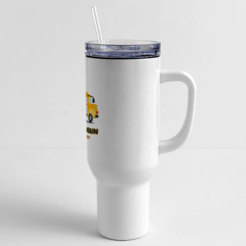 first day of school outfit- school again - 40 oz Travel Tumbler