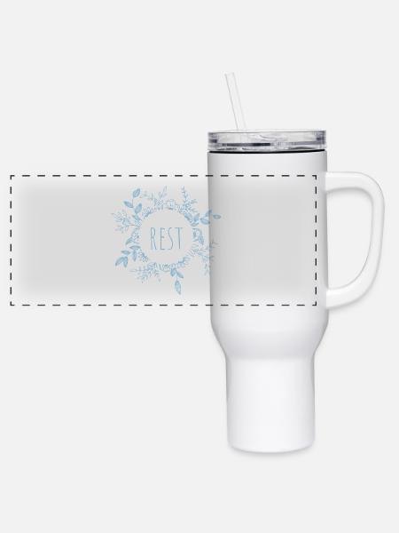 Rest - 40 oz Travel Tumbler - white