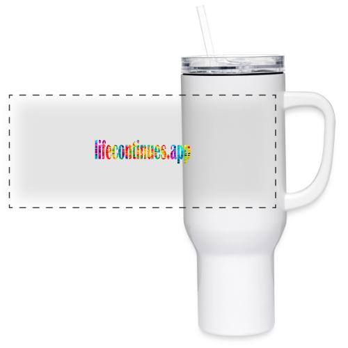 Life Continues Large Tie-dye 2 - 40 oz Travel Tumbler