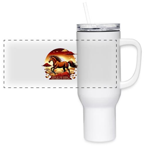 Year of the Horse Sunrise T Shirt, Lunar New Year - 40 oz Travel Tumbler