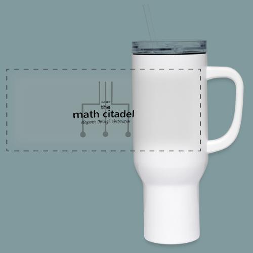 Abstract Math Citadel - 40 oz Travel Tumbler