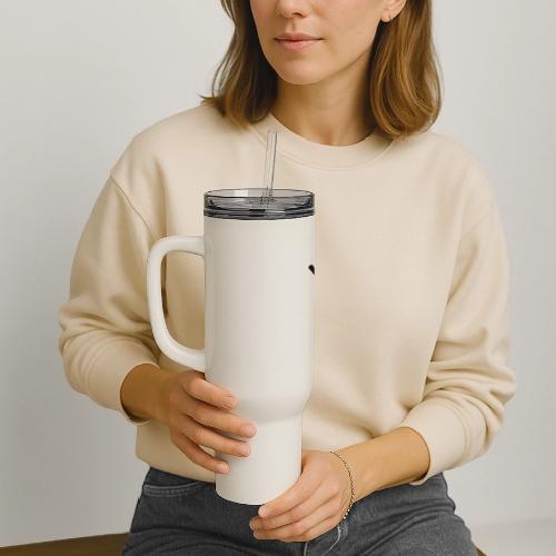 Pazij Black Logo - 40 oz Travel Tumbler