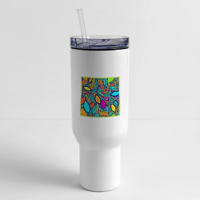 Colorful Abstract Floral Art