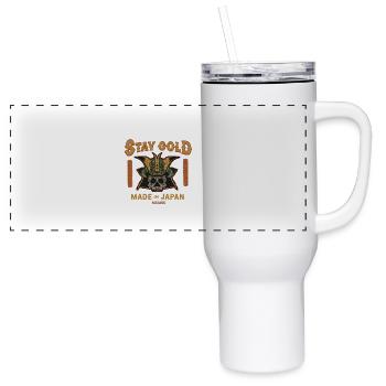 Stay cold - 40 oz Travel Tumbler - white - Front