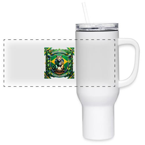 Brazil Jaguar Glory T-Shirt, Flag Pride Badge Gift - 40 oz Travel Tumbler