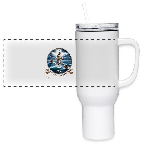 Walking On Water Faith T Shirt, Christian Miracle - 40 oz Travel Tumbler