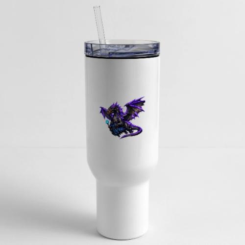 Neon Dragon and Battle Mage - 40 oz Travel Tumbler