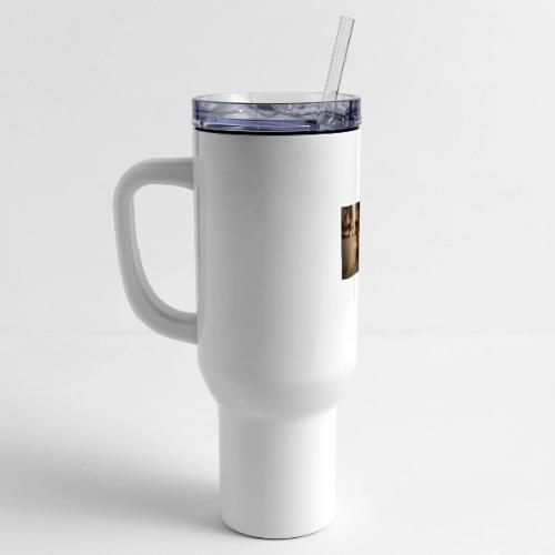 Funny Dachshund Iced Coffee Lover Tee - 40 oz Travel Tumbler