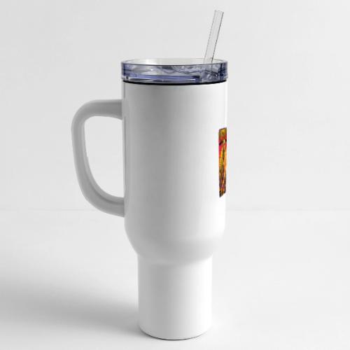 Labzilla Giant Yellow Labrador Monster Tee - 40 oz Travel Tumbler