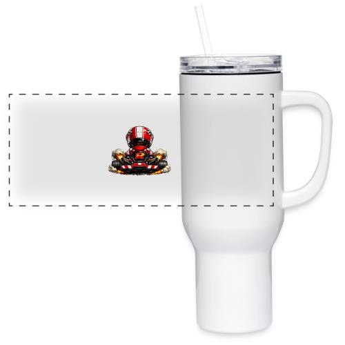 Carcadelogoracerback - 40 oz Travel Tumbler