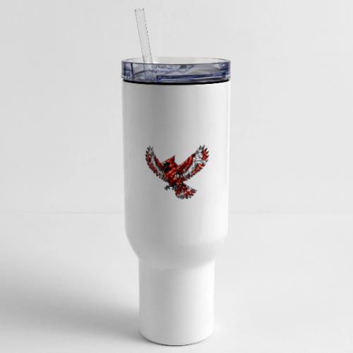 Cardinal in Flight - 40 oz Travel Tumbler