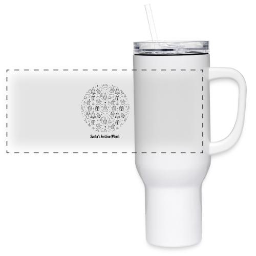 Santa's Festive Wheel T-Shirt - 40 oz Travel Tumbler