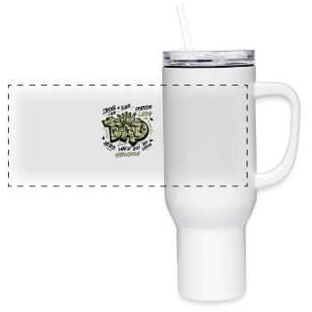 Camo Dad Design - 40 oz Travel Tumbler - white - Front