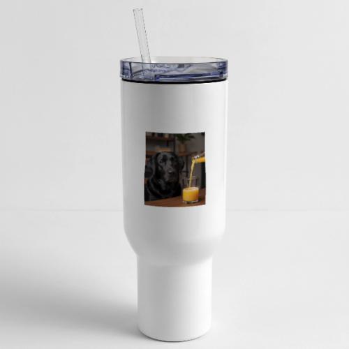 Golden Retriever Chill Juice Vibes - 40 oz Travel Tumbler