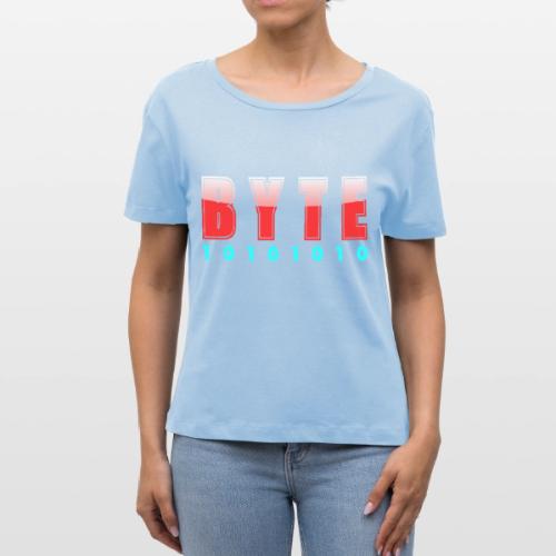 BYTE Binary Code Design - Stanley/Stella Serena Women’s Relaxed Organic T-Shirt