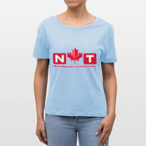 Canada: Northern Identity Emblem - Stanley/Stella Serena Women’s Relaxed Organic T-Shirt