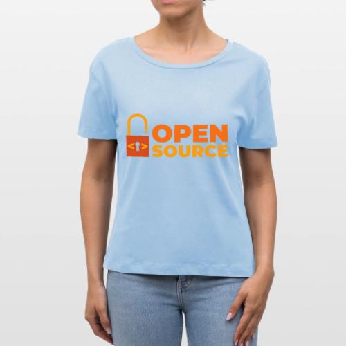 Open Source: Code is Freedom - Stanley/Stella Serena Women’s Relaxed Organic T-Shirt