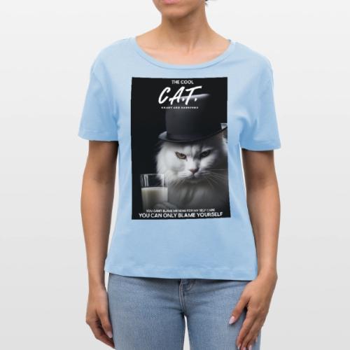 The Cool Cat - Stanley/Stella Serena Women’s Relaxed Organic T-Shirt