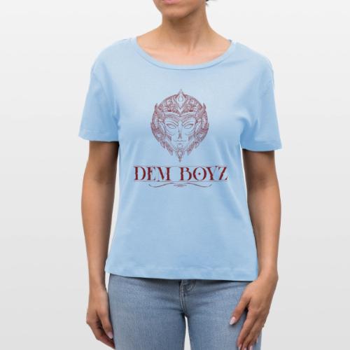 DemBoyz Full Logo (Red Edition) - Stanley/Stella Serena Women’s Relaxed Organic T-Shirt