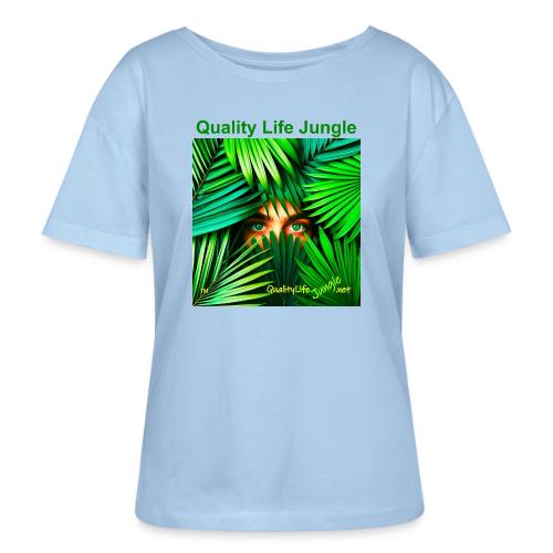 Quality Life Jungle...The Lighter Side - Stanley/Stella Serena Women’s Relaxed Organic T-Shirt