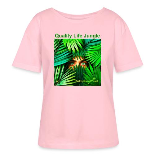 Quality Life Jungle...The Lighter Side - Stanley/Stella Serena Women’s Relaxed Organic T-Shirt
