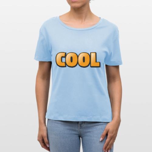Cool 3D Word Design – Bold Chill Style - Stanley/Stella Serena Women’s Relaxed Organic T-Shirt