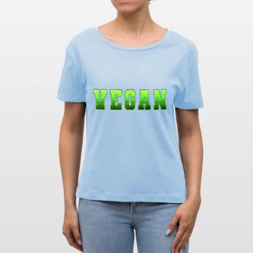 Green Wave Vegan - Stanley/Stella Serena Women’s Relaxed Organic T-Shirt