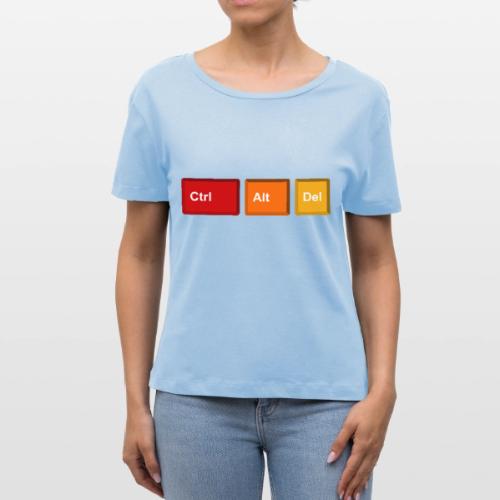 CTRL + ALT + DEL - Stanley/Stella Serena Women’s Relaxed Organic T-Shirt