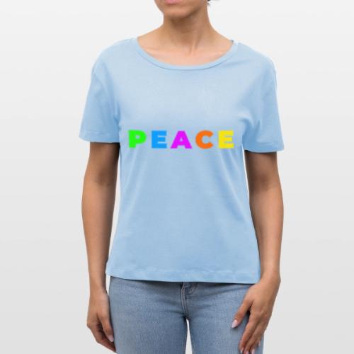 Peace in Every Color - Stanley/Stella Serena Women’s Relaxed Organic T-Shirt