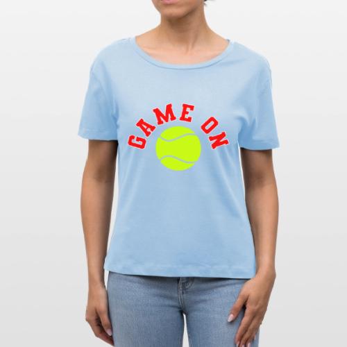 Game On Tennis - Stanley/Stella Serena Women’s Relaxed Organic T-Shirt