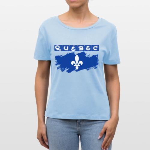 Québec la Belle province - Stanley/Stella Serena Women’s Relaxed Organic T-Shirt