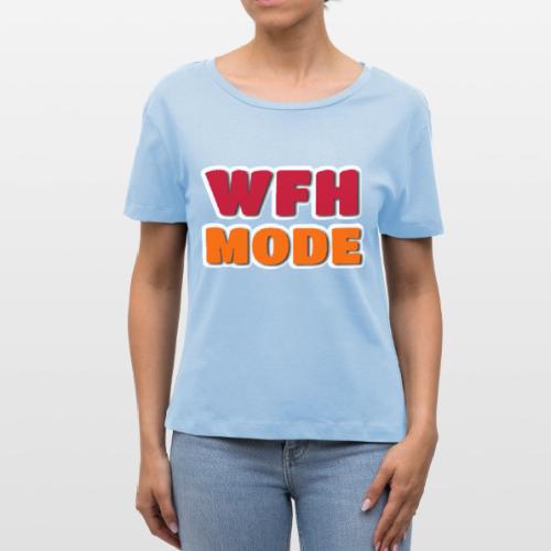 WFH Mode Remote Work Lifestyle Design - Stanley/Stella Serena Women’s Relaxed Organic T-Shirt