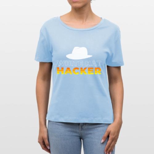 White Hat Hacker - Stanley/Stella Serena Women’s Relaxed Organic T-Shirt