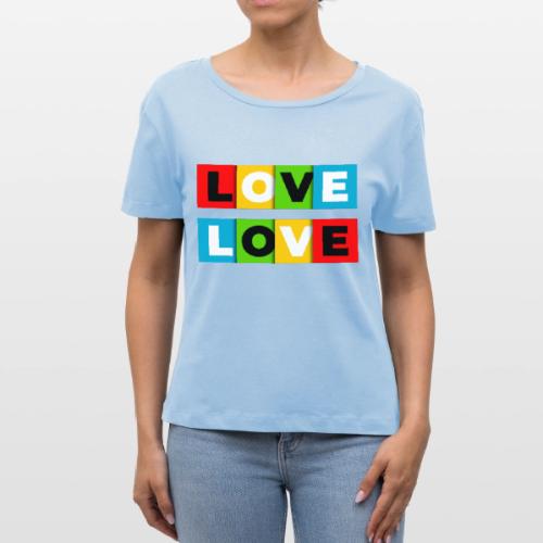 Love in Color - Stanley/Stella Serena Women’s Relaxed Organic T-Shirt