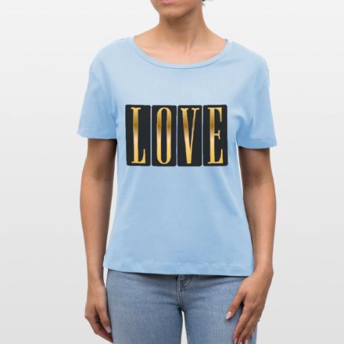 Golden Love - Stanley/Stella Serena Women’s Relaxed Organic T-Shirt
