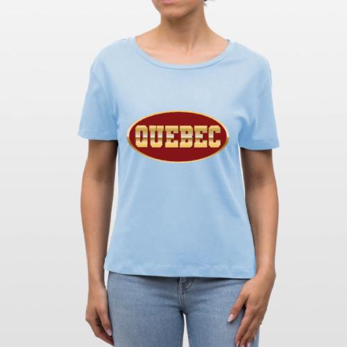 Quebec Gleams - Stanley/Stella Serena Women’s Relaxed Organic T-Shirt