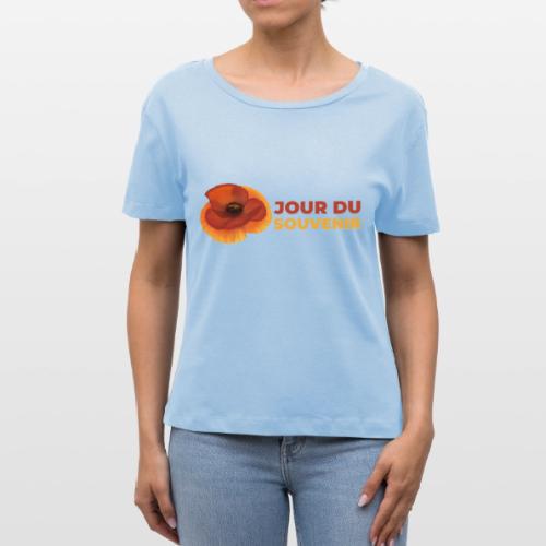 Remembrance Day - Stanley/Stella Serena Women’s Relaxed Organic T-Shirt