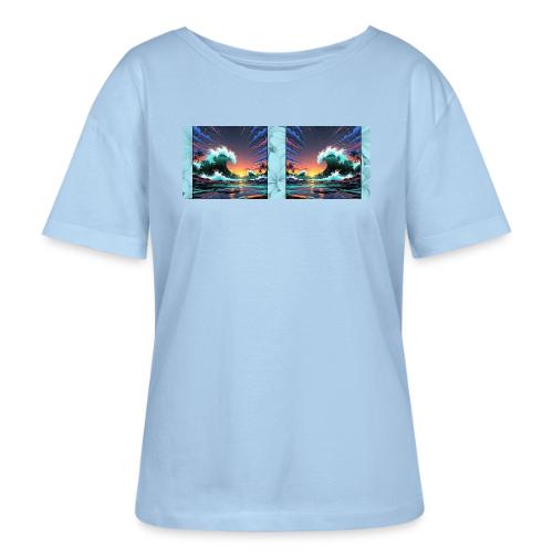 Infinite Wave Field - Stanley/Stella Serena Women’s Relaxed Organic T-Shirt