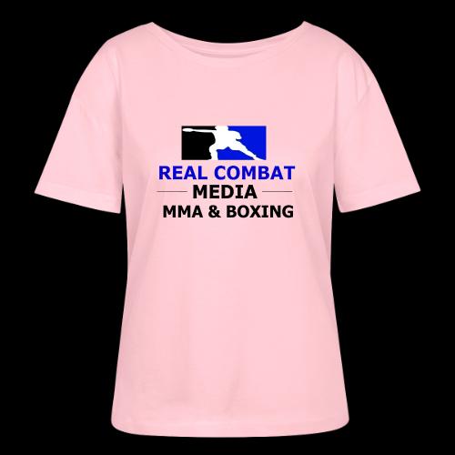 RCM MMA & BOXING Blue Logo - Stanley/Stella Serena Women’s Relaxed Organic T-Shirt