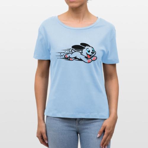 Speedy Pup Sprint on the Run - Stanley/Stella Serena Women’s Relaxed Organic T-Shirt