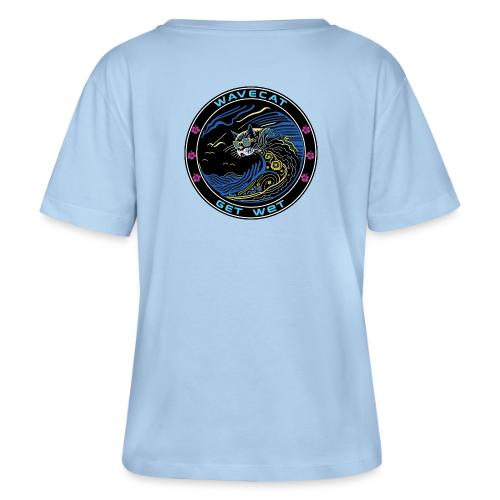 Wavecat Get Wet - Stanley/Stella Serena Women’s Relaxed Organic T-Shirt